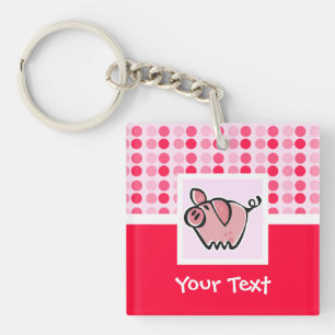 Cute Pig Keychain