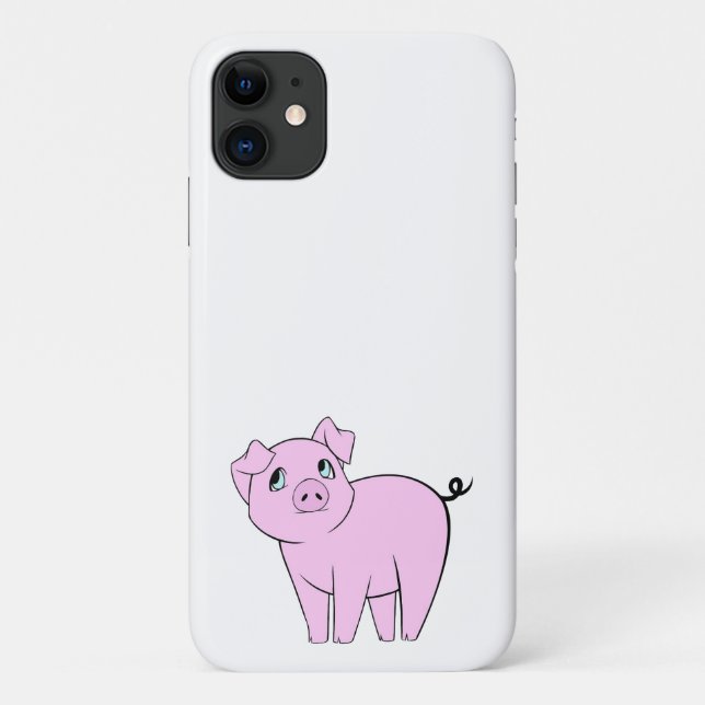 Cute Pig, Little Pig, Piggy, Pink Pig, Farm Animal Case-Mate iPhone Case (Back)