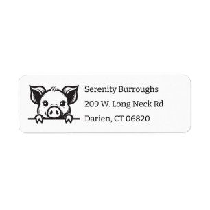 Cute Pig Lover Farmer Farm Life Cartoon Piglet
