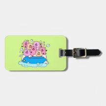 Cute Pig Luggage or Backpack Tag