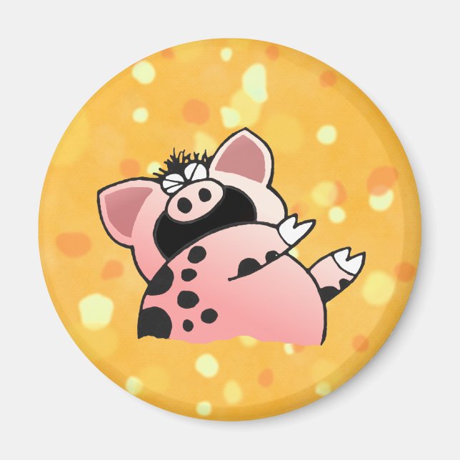 Cute Pig Magnet (Front)