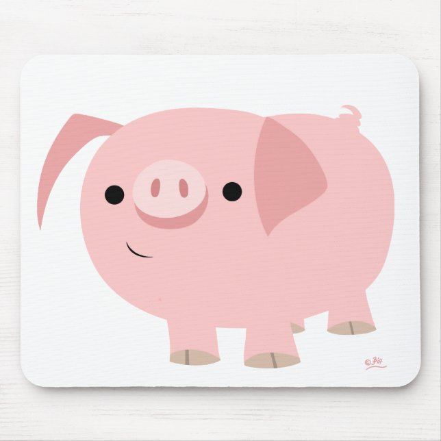Cute pig mousepad (Front)