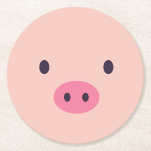 Cute Pig Mug Coasters