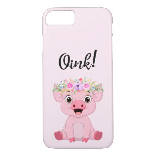 Cute Pig Oink Pig Lover Case-Mate iPhone Case