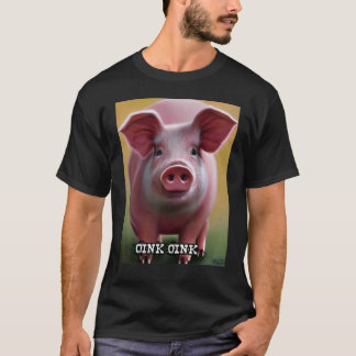 Cute Pig Piggie Oink Oink 19 T-Shirt