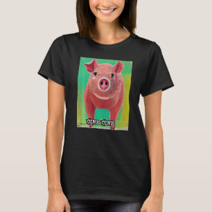Cute Pig Piggie Oink Oink  32 T-Shirt
