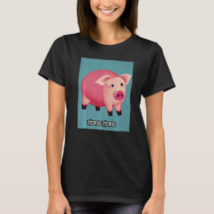 Cute Pig Piggie Oink Oink 40 T-Shirt
