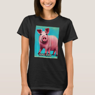 Cute Pig Piggie Oink Oink 44 T-Shirt