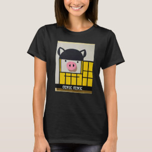 Cute Pig Piggie Oink Oink 48 T-Shirt