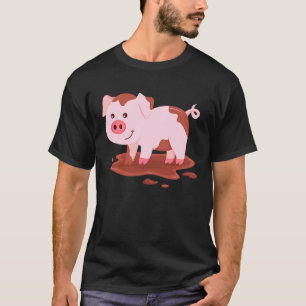 Cute Pig Piglet Pink Pig Pigs Baby T-Shirt
