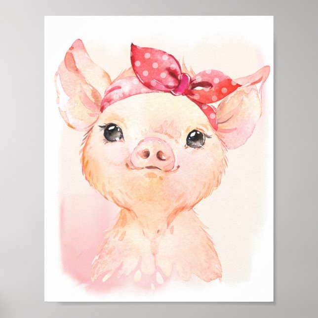 Cute Pig Print (Front)