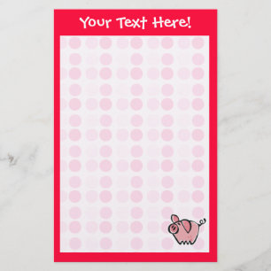 Cute Pig Stationery