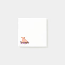 Cute Pig Stationery Sticky Notes