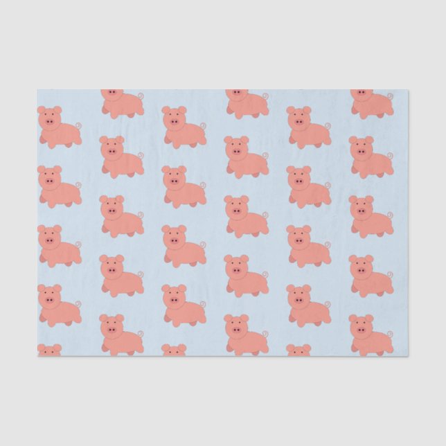 Cute Pig Tissue Paper (Front)