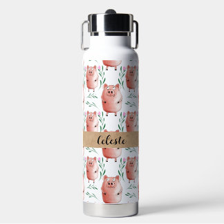 Cute Pig Water Bottle – Adorable Farm Animal Drink