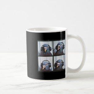 Cute Pigeon Face Autism Sensory Bird Autistic Pige Coffee Mug