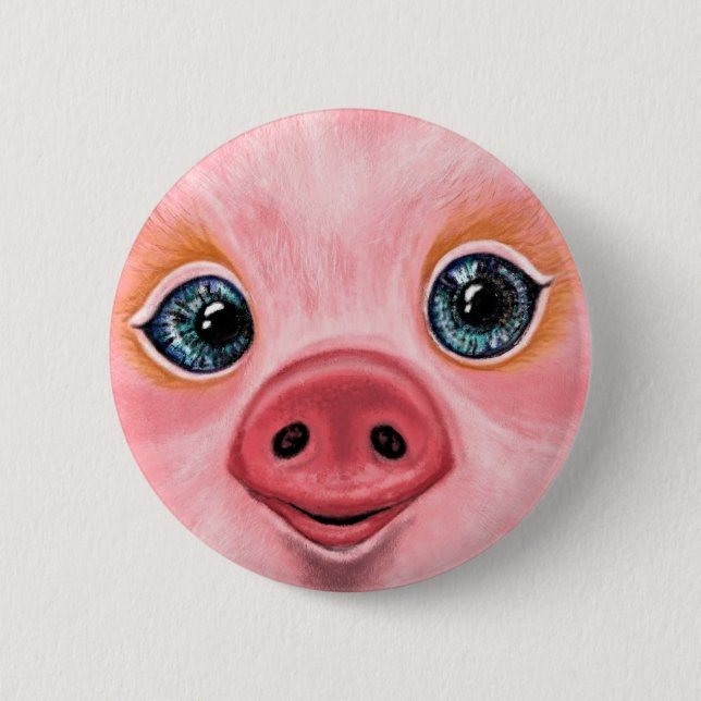 Cute Piglet Button (Front)