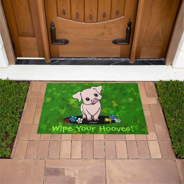 Cute Piglet Doormat (Outdoor)