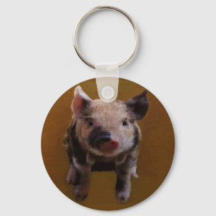 Cute piglet keychain