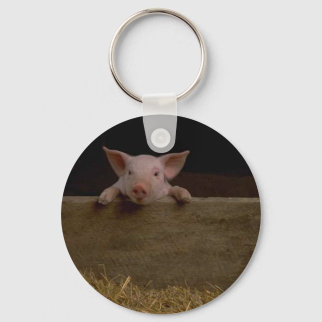 Cute Piglet Keychain (Front)