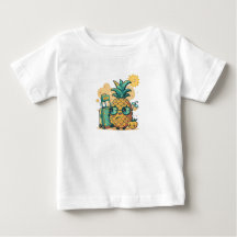 Cute Pineapple Baby Bodysuit – Tropical Summer Vib