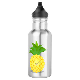Cute pineapple cartoon illustration 532 ml water bottle