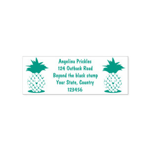 Cute pineapple cartoon illustration self-inking stamp
