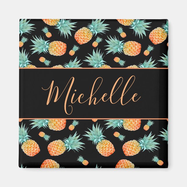 Cute Pineapple Fruit Magnet (Front)