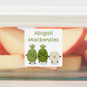 Cute pineapple guava feijoa cartoon personalized