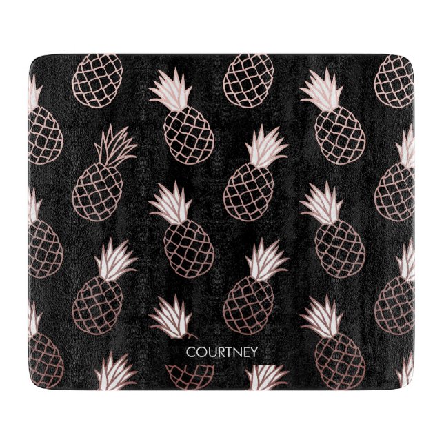 Cute Pineapple Pattern Cutting Board (Front)