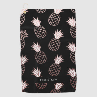 Cute Pineapple Pattern Golf Towel