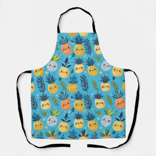 Cute pineapple patterns apron
