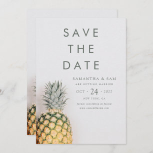 Cute Pineapple Save The Date  Invitation