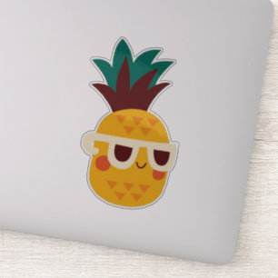 Cute Pineapple Vinyl sticker