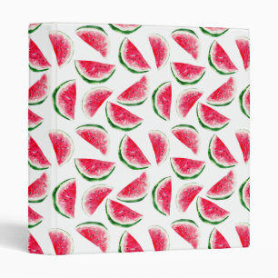 Cute Pineapple & Watermelon Pattern Binder