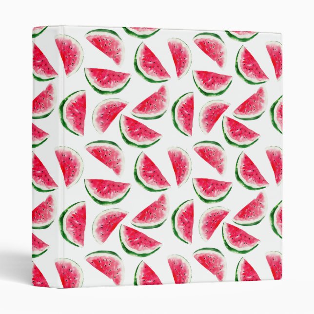 Cute Pineapple & Watermelon Pattern Binder (Front/Spine)