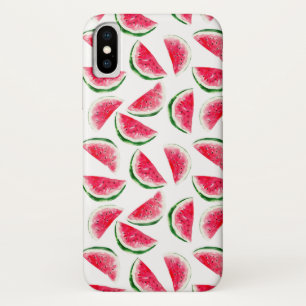 Cute Pineapple & Watermelon Pattern iPhone X Case