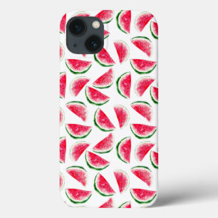 Cute Pineapple & Watermelon Pattern iPhone 13 Case