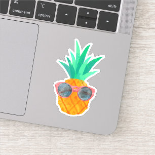 Cute Pineapple Wearing Sunglasses