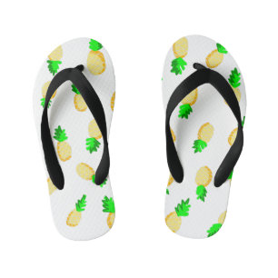 Cute Pineapples Kid's Flip Flops