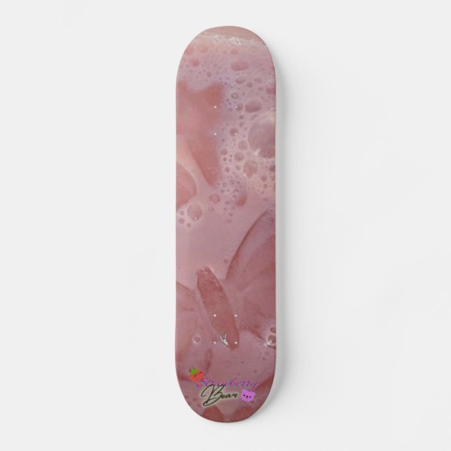 Cute pink Aesthetic  Skateboard (Front)