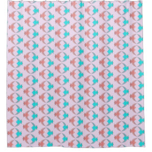 Cute Pink and Blue Love Birds