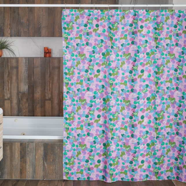Cute Pink and Green Frogs and Lily Pads Girly (Creator Uploaded)