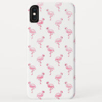 Cute Pink and White Flamingo Pattern