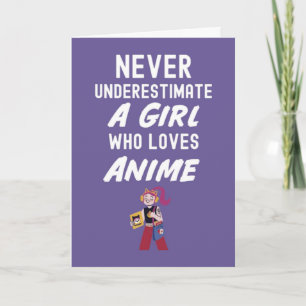 Cute Pink Anime Cards For Girls Kids Kaiwaii Otaku