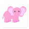 Cute Pink Baby Elephant