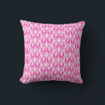 Cute Pink Baby Girl Bunny Feet Easter Patterned Outdoor Pillow<br><div class="desc">This awesome patterned Easter outdoor pillow features a digital art image of a pair of pretty pink bunny feet. A great design for celebrating a baby girl,  especially during Spring or Easter.</div>