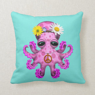 Cute Octopus Decorative Pillows Zazzle.ca
