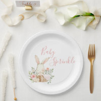 Cute Pink Baby Sprinkle Script Baby Shower