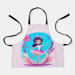 Cute Pink Ballerina  Apron